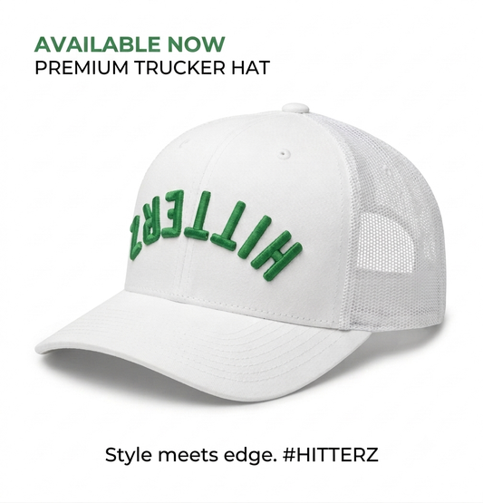 A Fresh Hat (White/Green)